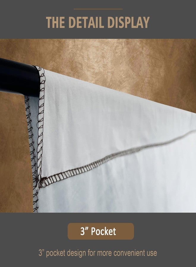 Haboke Abstract Professional Photography Backdrop for Portrait Photo Props Booth Background Photoshoot Studio with Polyester Fabric Roller Pocket on Top(6x8ft, Dark Brown,No Stand) - Image 4